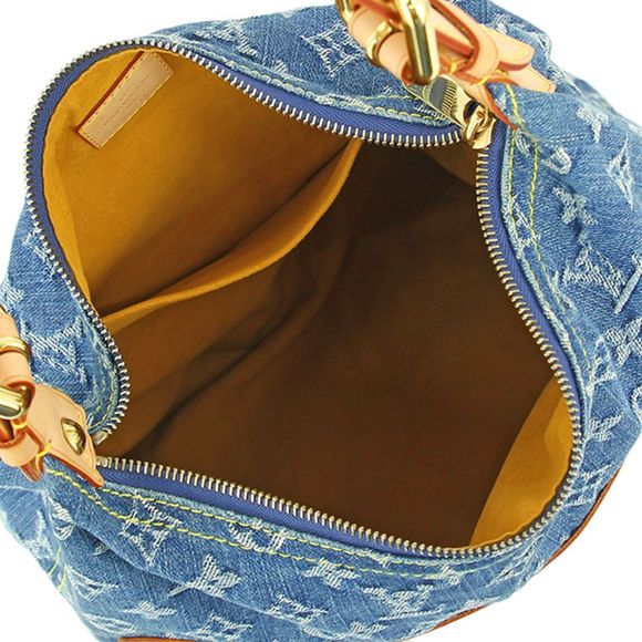 Louis Vuitton Monogram Denim Blue GM Shoulder Bag - Picture 6 of 8